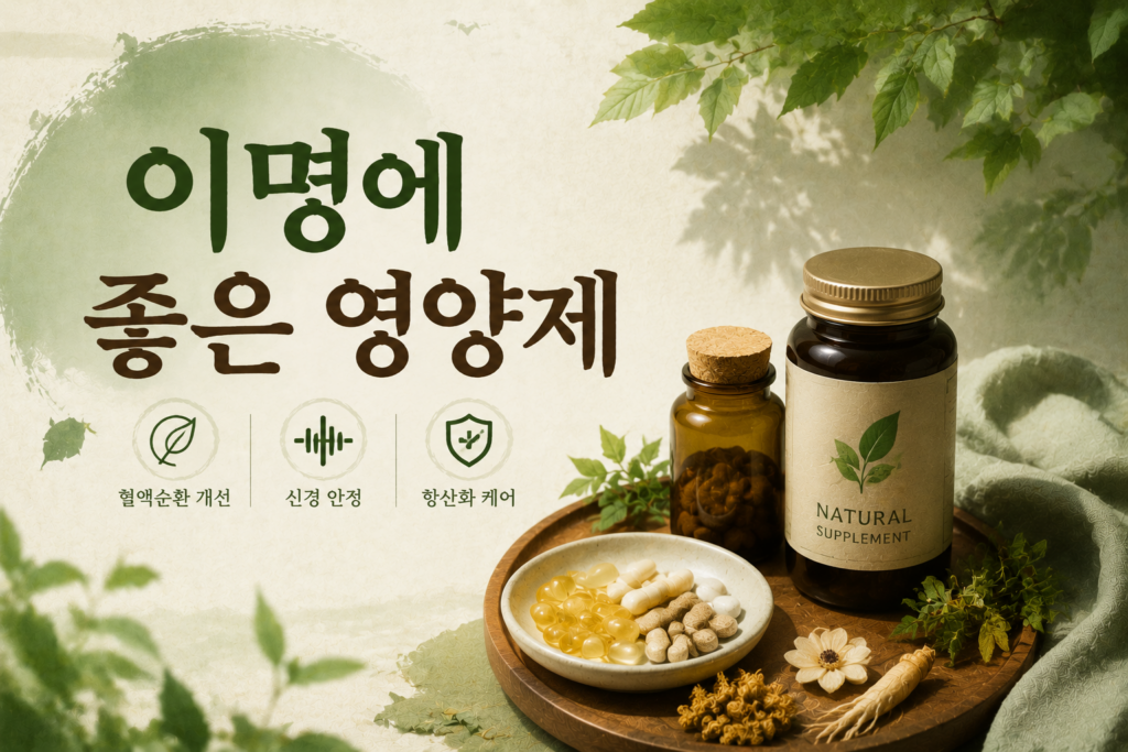 이명에좋은영양제
