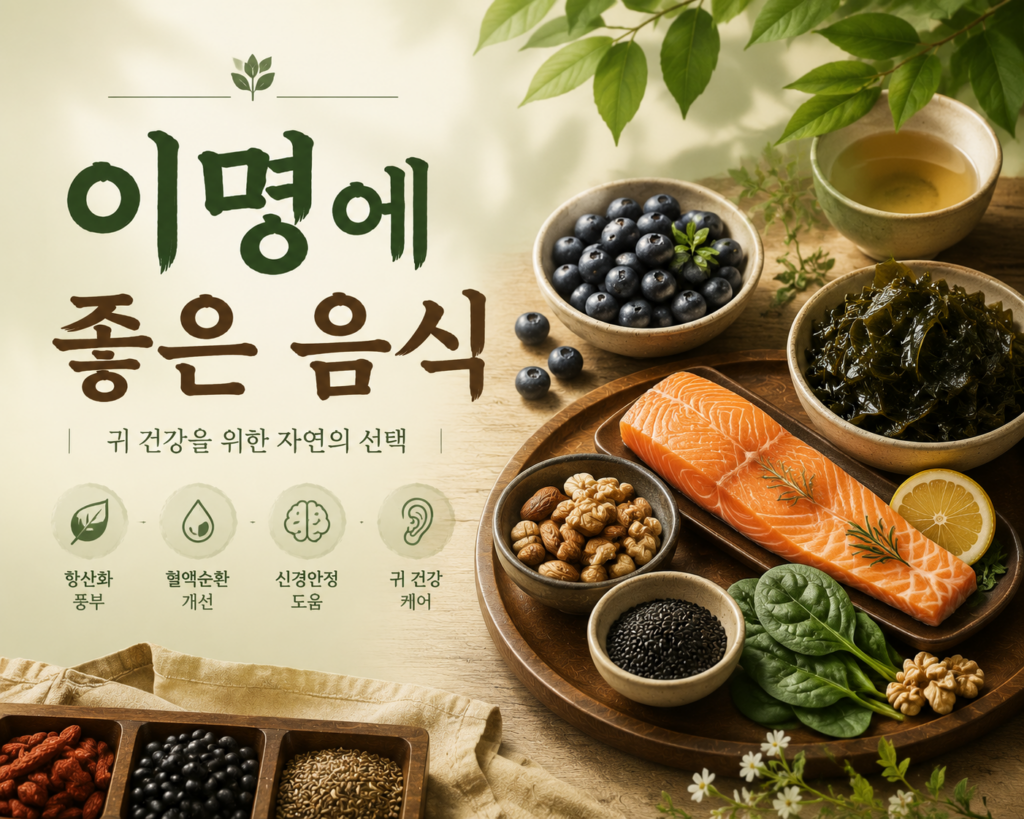 이명에좋은음식