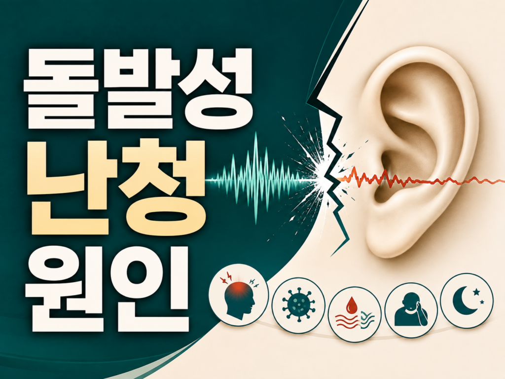 돌발성 난청 원인