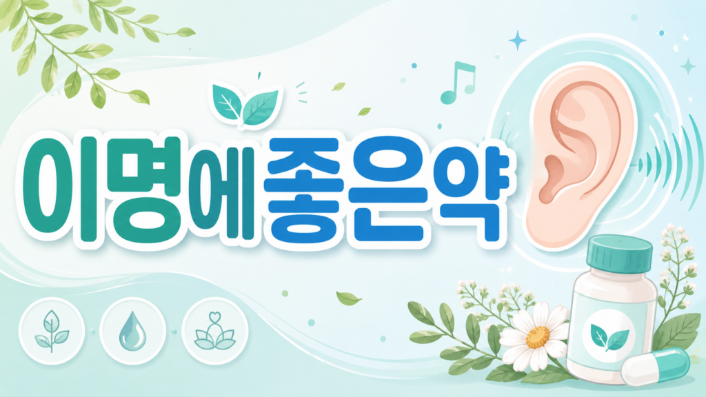 이명에좋은약