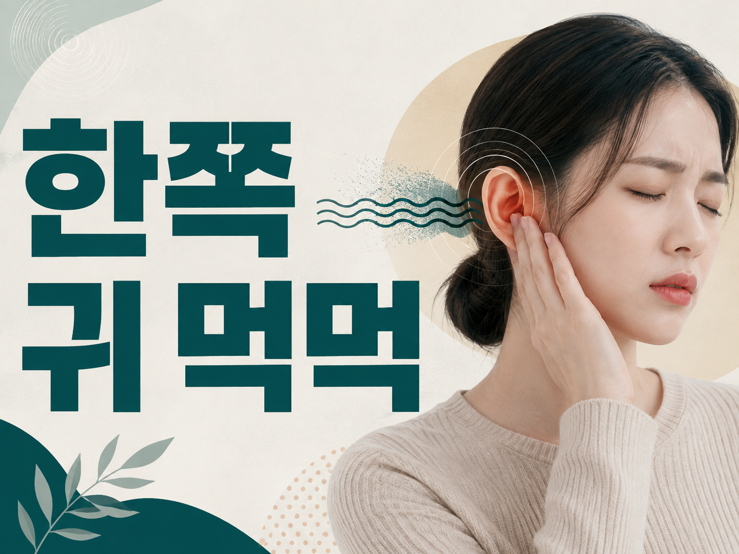 한쪽 귀 먹먹 갑자기 시작됐다면 청력부터 확인합니다